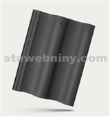 BRAMAC MAX - betonová taška základní 1/1 - břidlicově černá